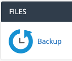 Backup under Files
