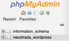 phpmyadmin example database